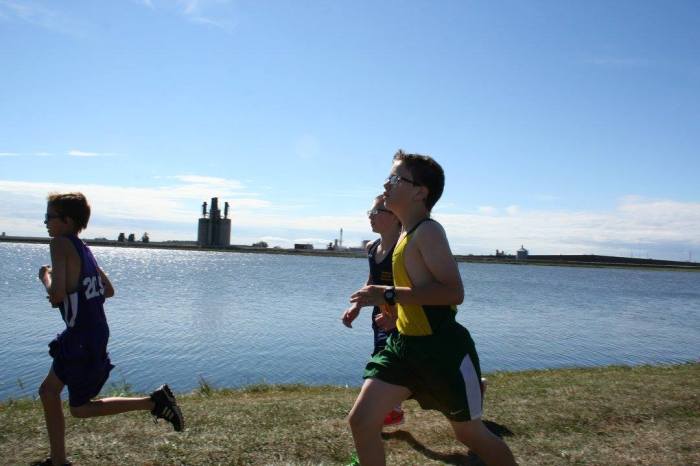 Chris heading into the second mile